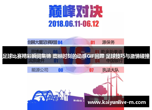 足球比赛精彩瞬间集锦 震撼时刻的动感GIF回顾 足球技巧与激情碰撞