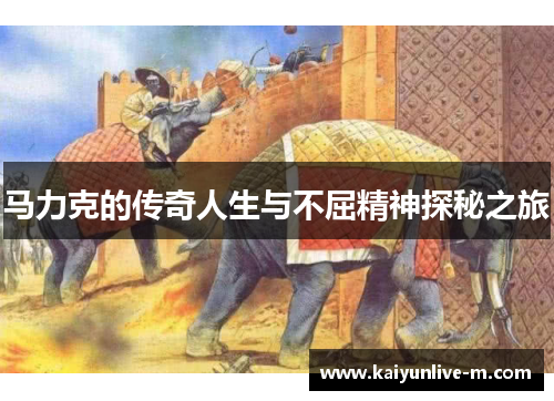 马力克的传奇人生与不屈精神探秘之旅